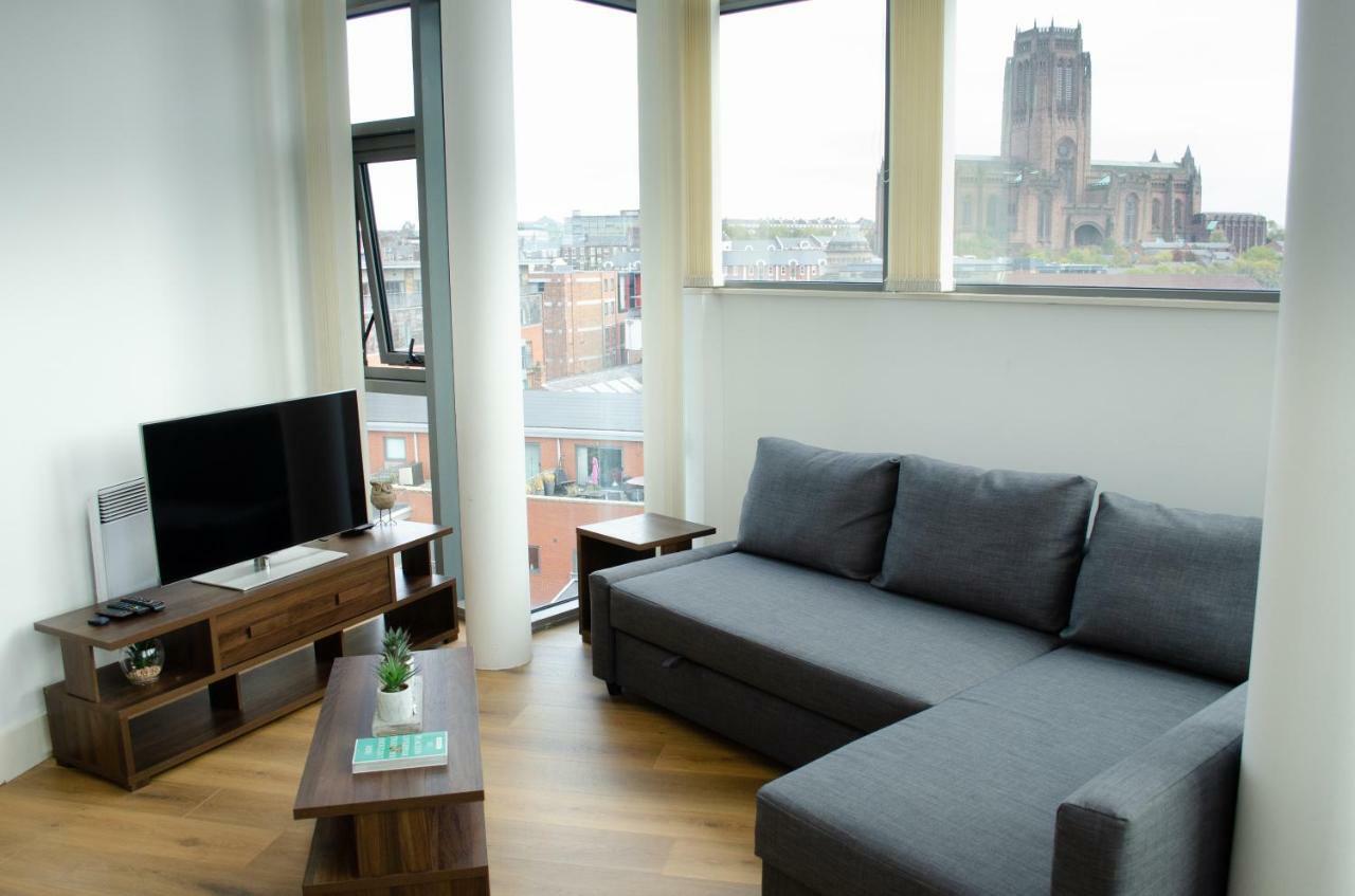 Penthouse In Liverpool City Centre - Free Parking - Balcony - By Happy Days 외부 사진